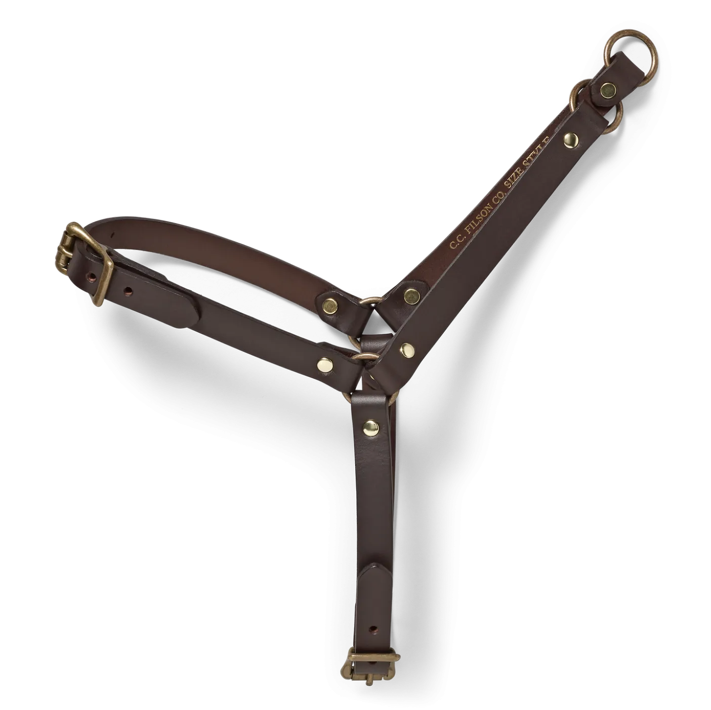 Bridle Leather Dog Harness