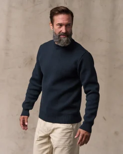 Cotton Crewneck Guide Sweater