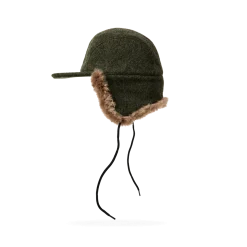 Double Mackinaw Wool Cap