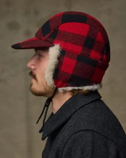 Double Mackinaw Wool Cap