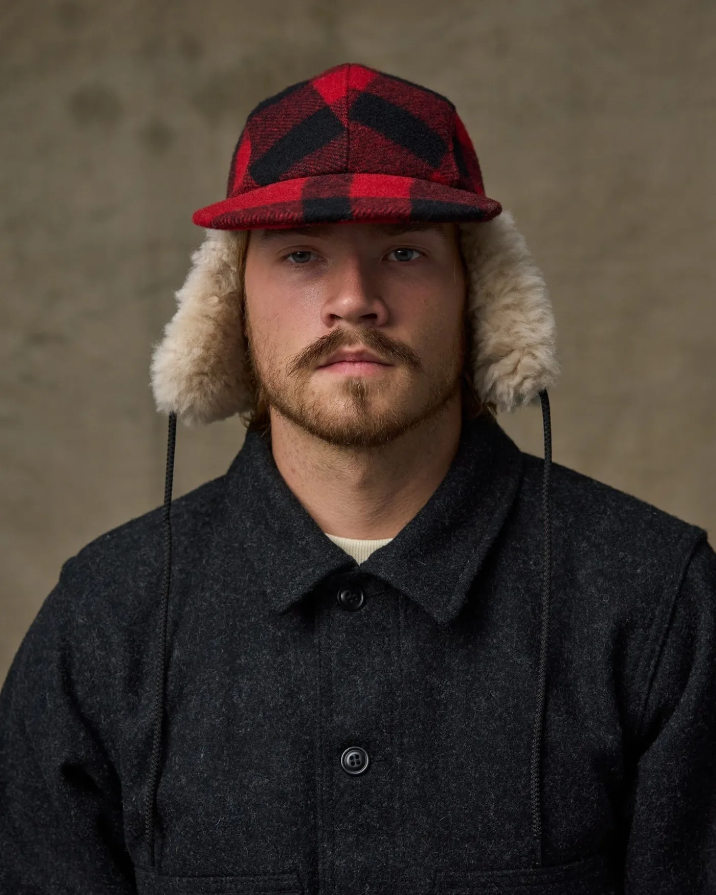 Double Mackinaw Wool Cap