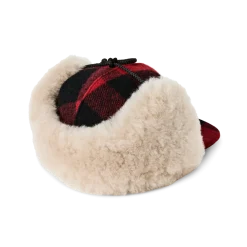 Double Mackinaw Wool Cap