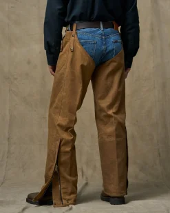 Double Tin Cloth Chaps With Zipper