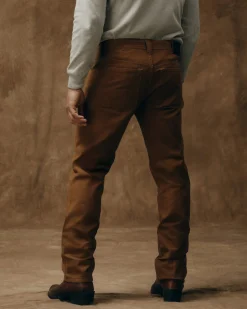 Dry Tin Cloth 5-pocket Pants