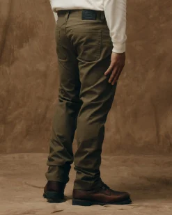 Dry Tin Cloth 5-pocket Pants