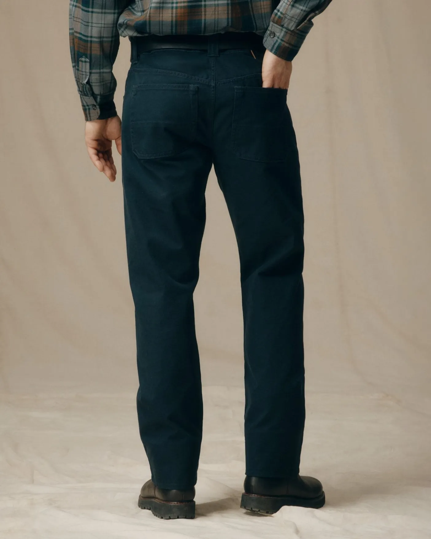Dry Tin Cloth 5-pocket Pants