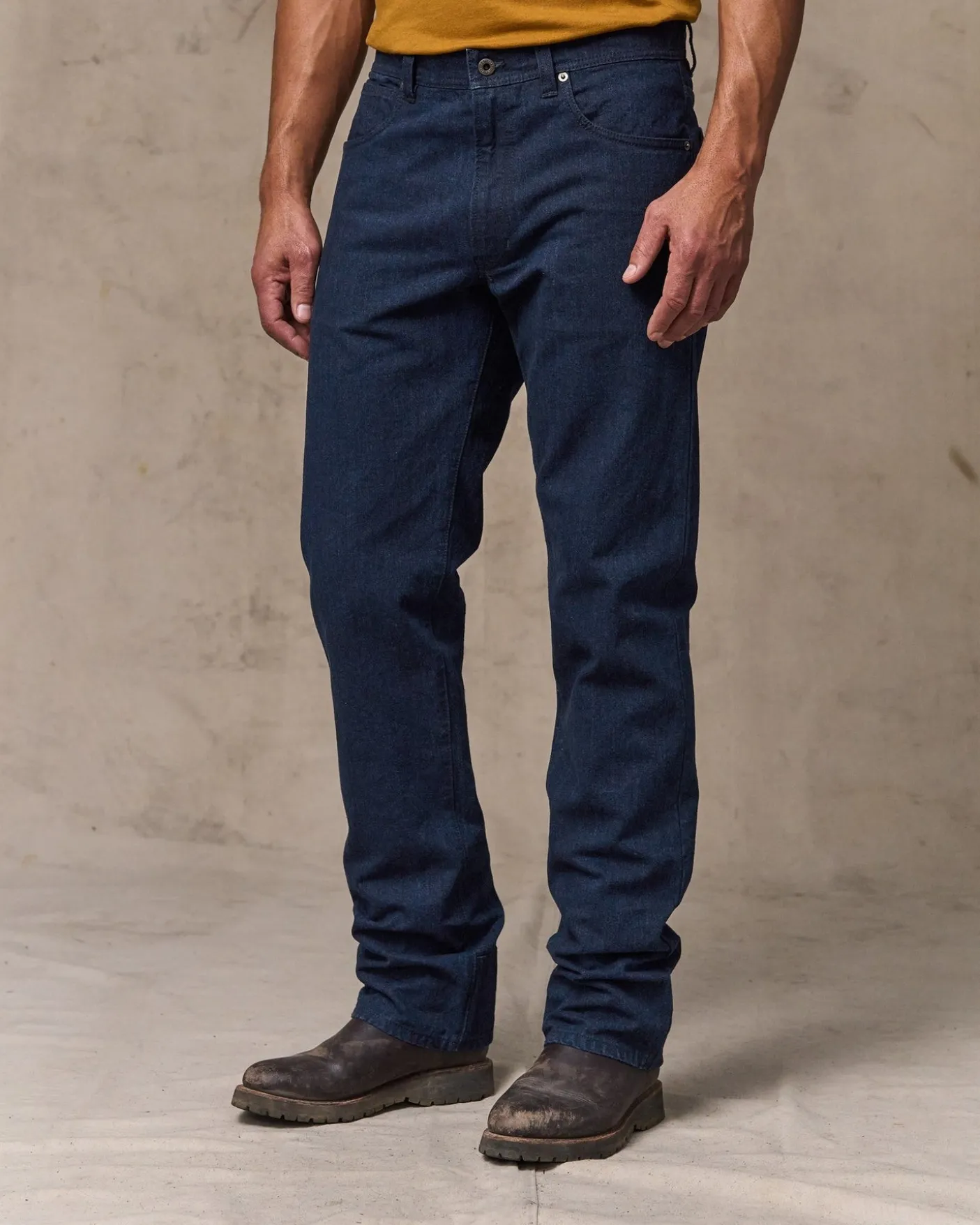 Dry Tin Cloth 5-pocket Pants