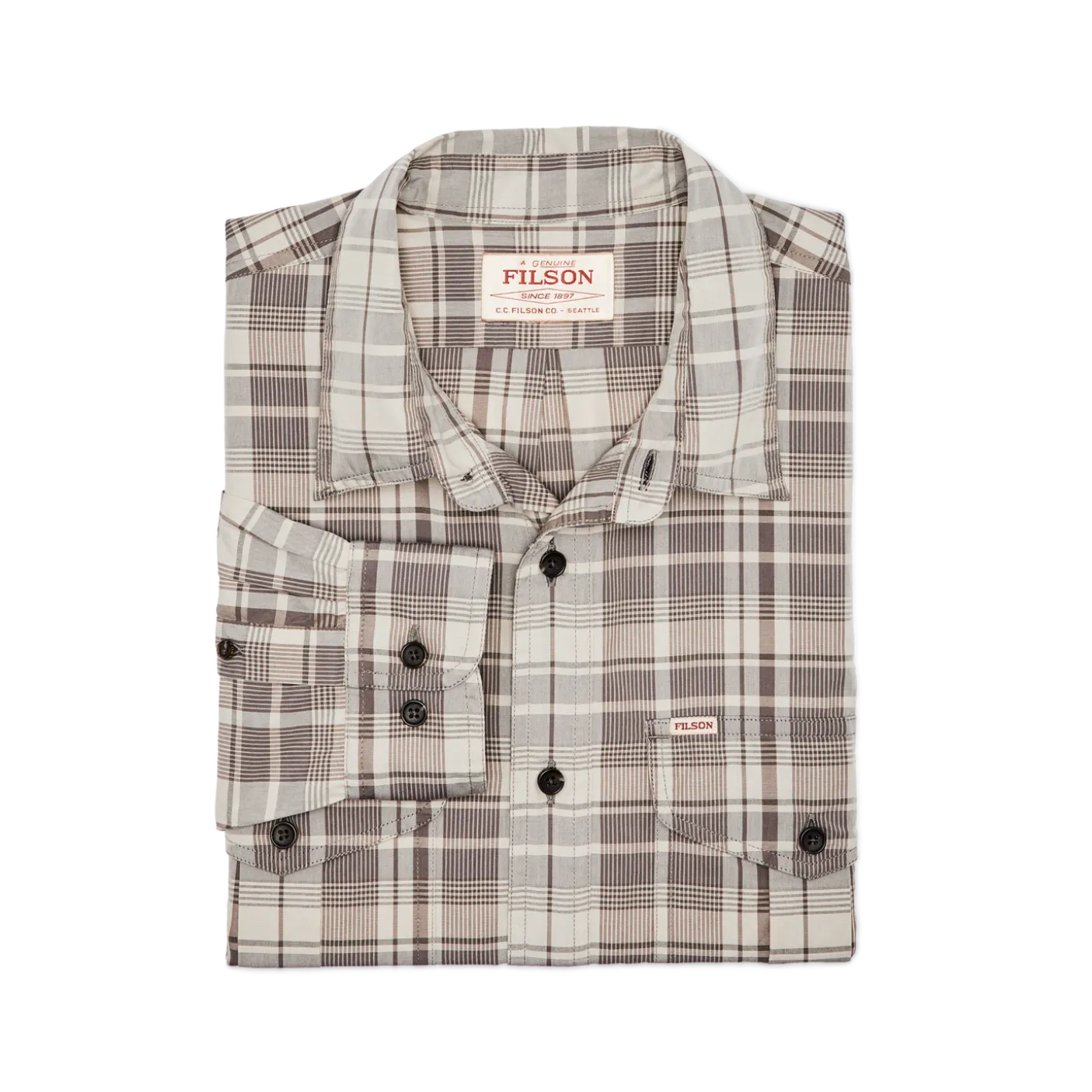 Filson's Washed Feather Cloth Shirt