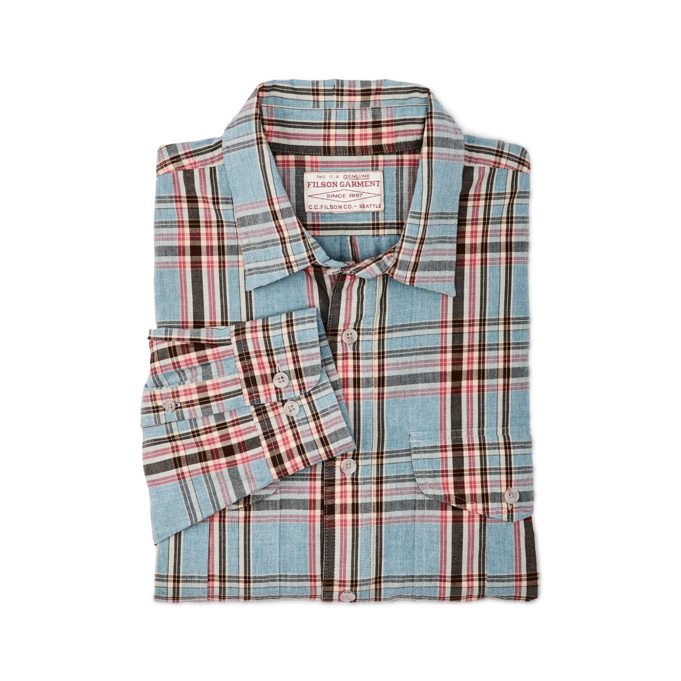 Filson's Washed Feather Cloth Shirt