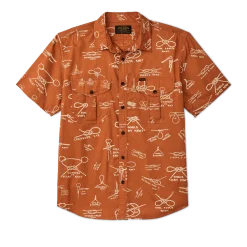Filson's Washed Short Sleeve Feather Cloth Shirt