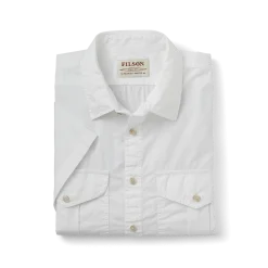 Filson's Washed Short Sleeve Feather Cloth Shirt