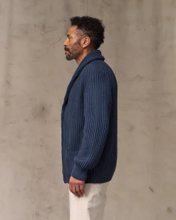Fisherman Rib Cotton Cardigan
