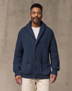 Fisherman Rib Cotton Cardigan