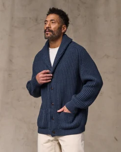 Fisherman Rib Cotton Cardigan