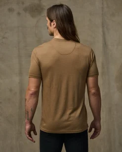210g Merino Wool Short Sleeve Crewneck T-Shirt