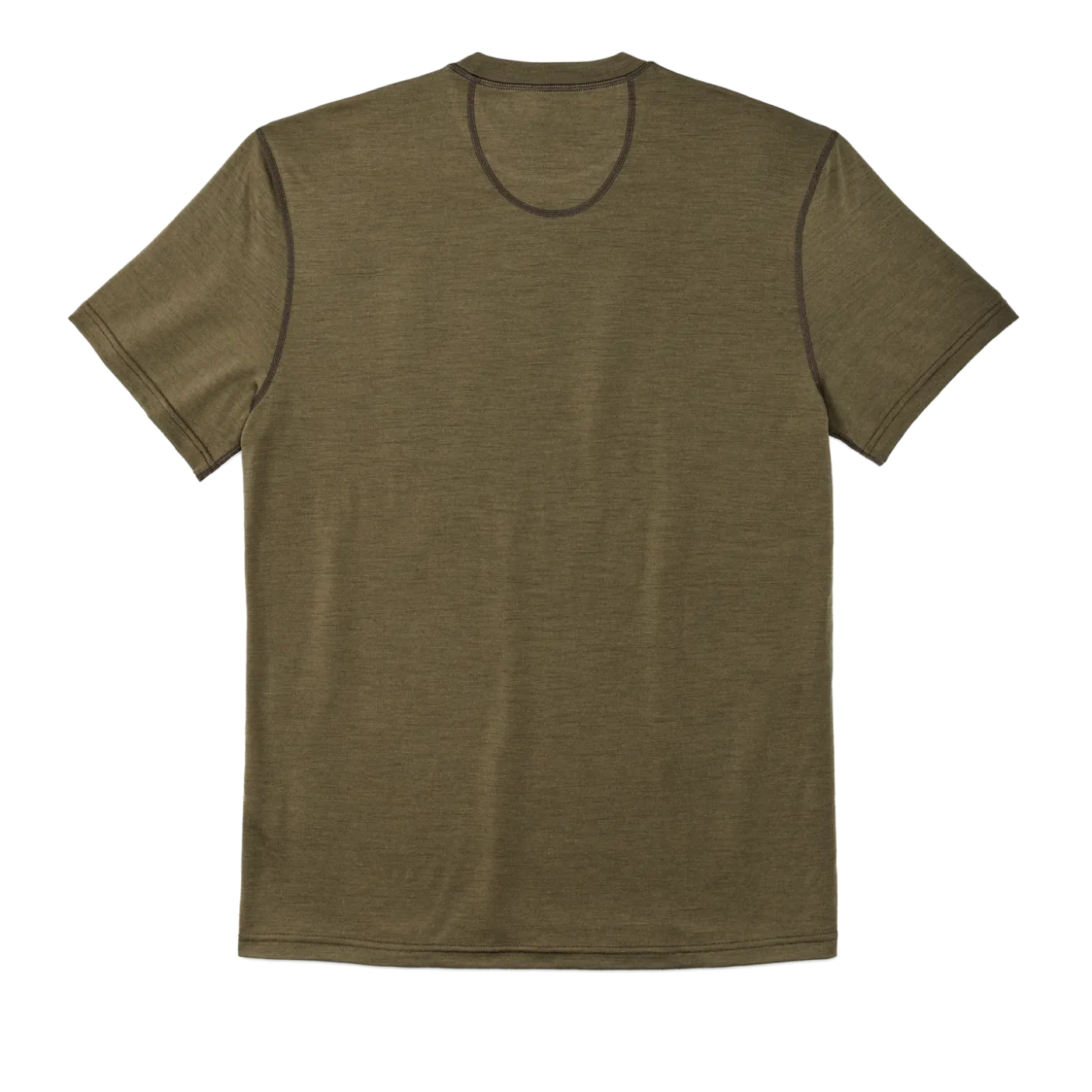210g Merino Wool Short Sleeve Crewneck T-Shirt