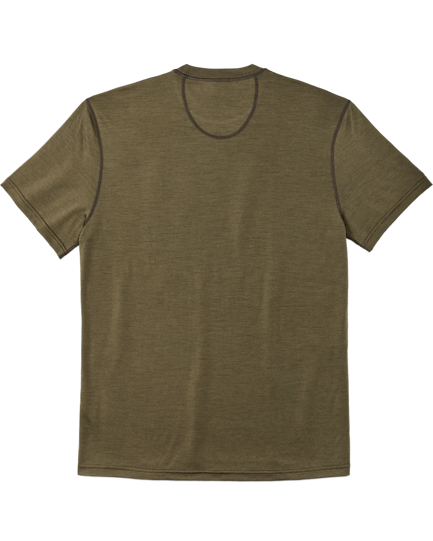 210g Merino Wool Short Sleeve Crewneck T-Shirt