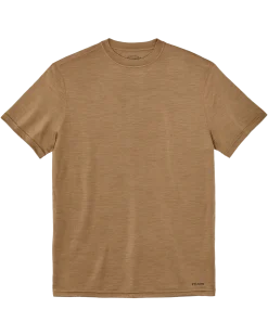 210g Merino Wool Short Sleeve Crewneck T-Shirt