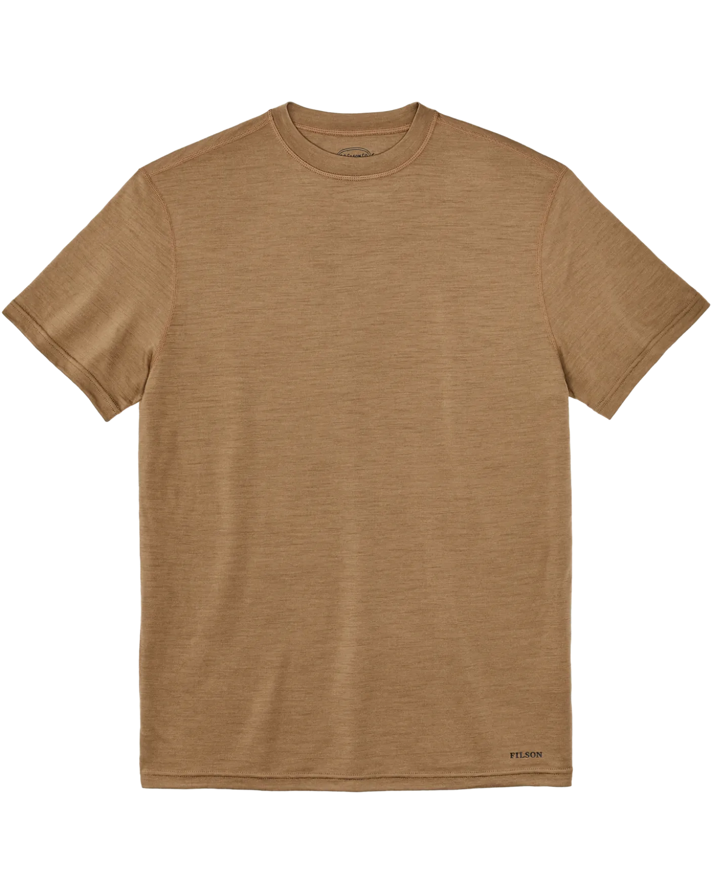 210g Merino Wool Short Sleeve Crewneck T-Shirt