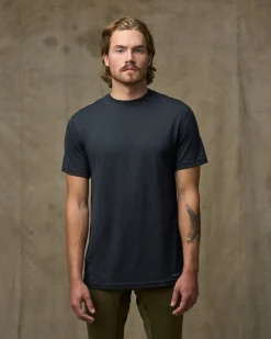 210g Merino Wool Short Sleeve Crewneck T-Shirt