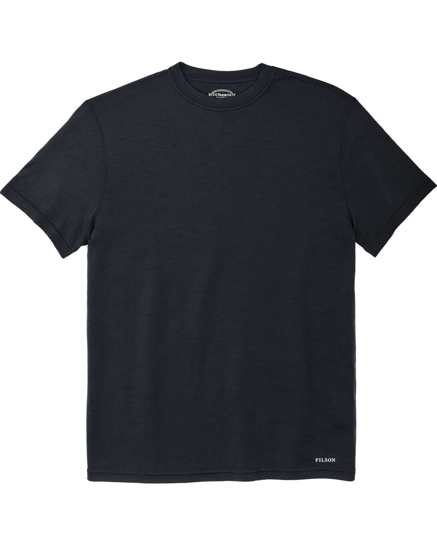 210g Merino Wool Short Sleeve Crewneck T-Shirt