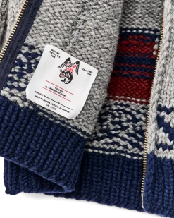 Handmade Full-zip Sweater