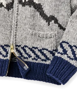 Handmade Full-zip Sweater