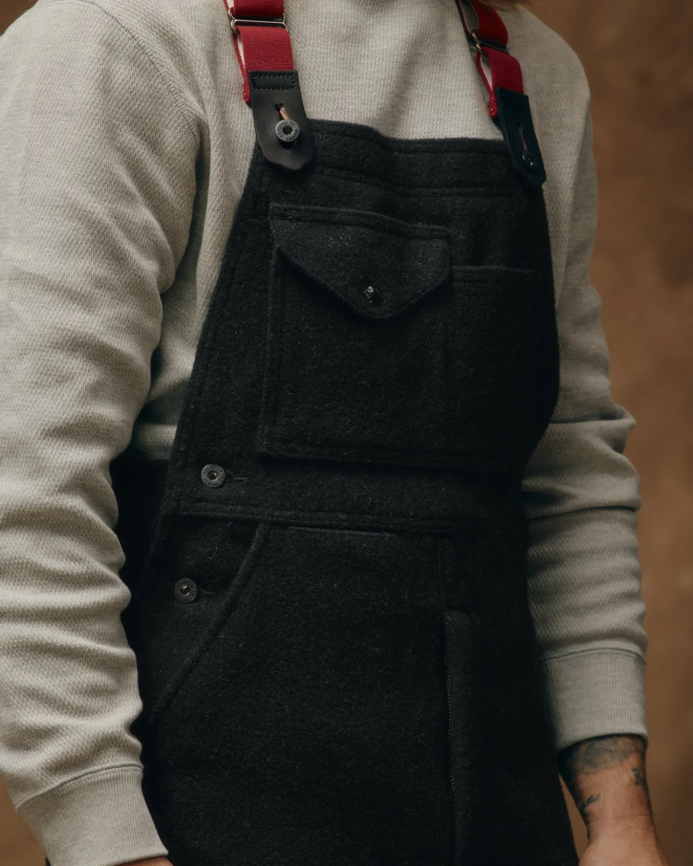 Mackinaw Wool Bibs