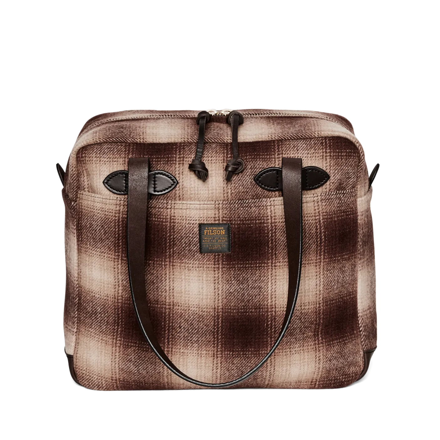 Mackinaw Wool Zipper Tote Bag
