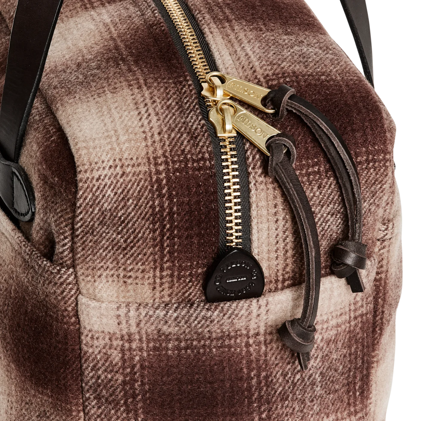 Mackinaw Wool Zipper Tote Bag