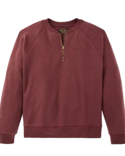 Quarter-zip Terry Sweatshirt