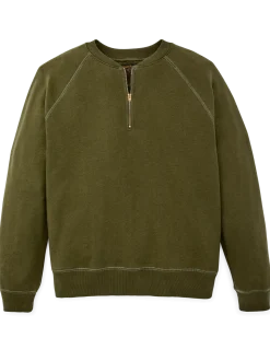Quarter-zip Terry Sweatshirt