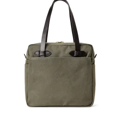 Rugged Twill Zipper Tote Bag