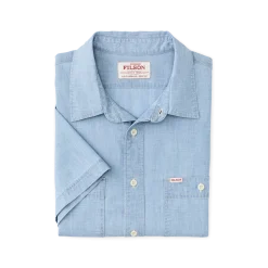 Short Sleeve Chambray Shirt