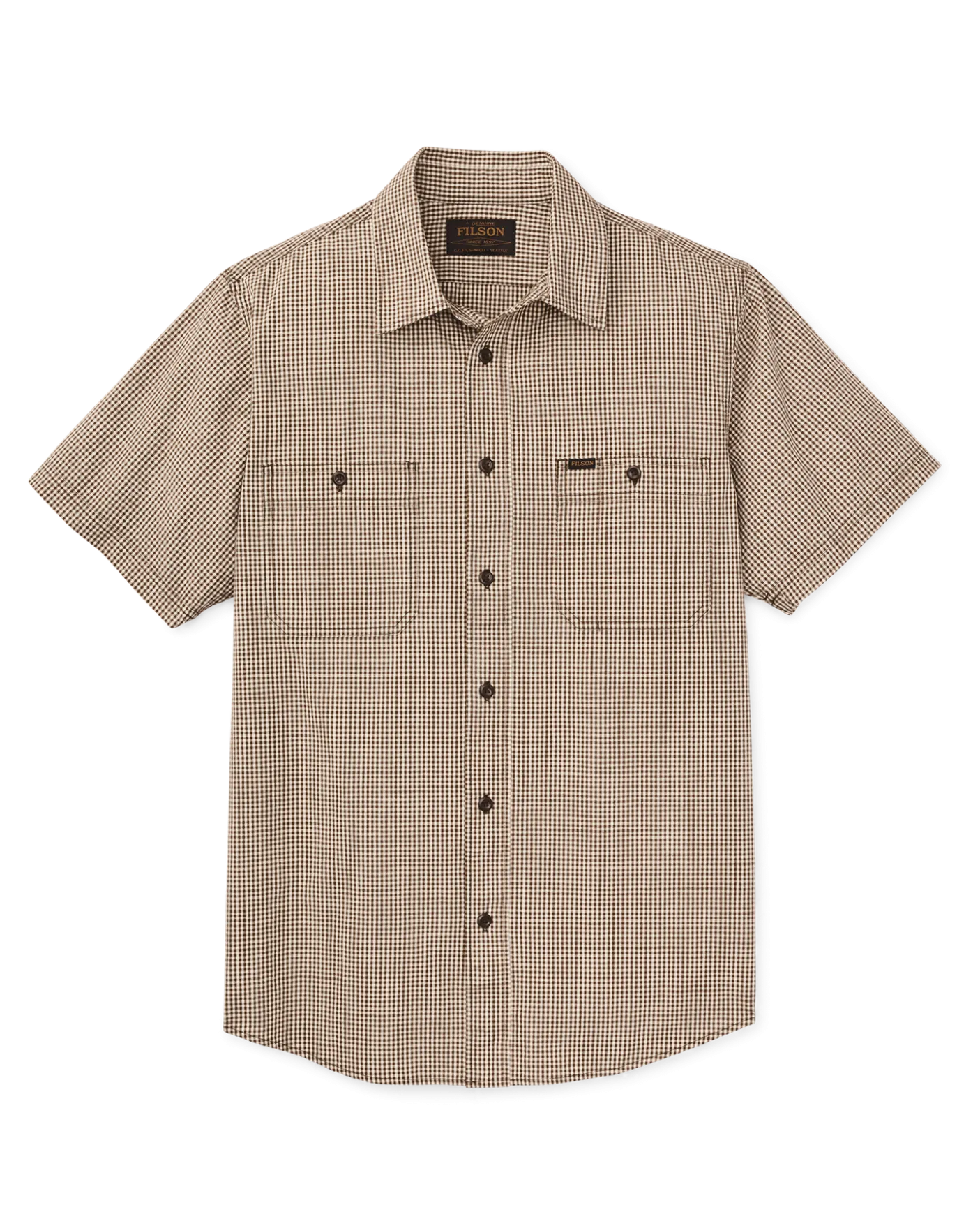 Short Sleeve Chambray Shirt