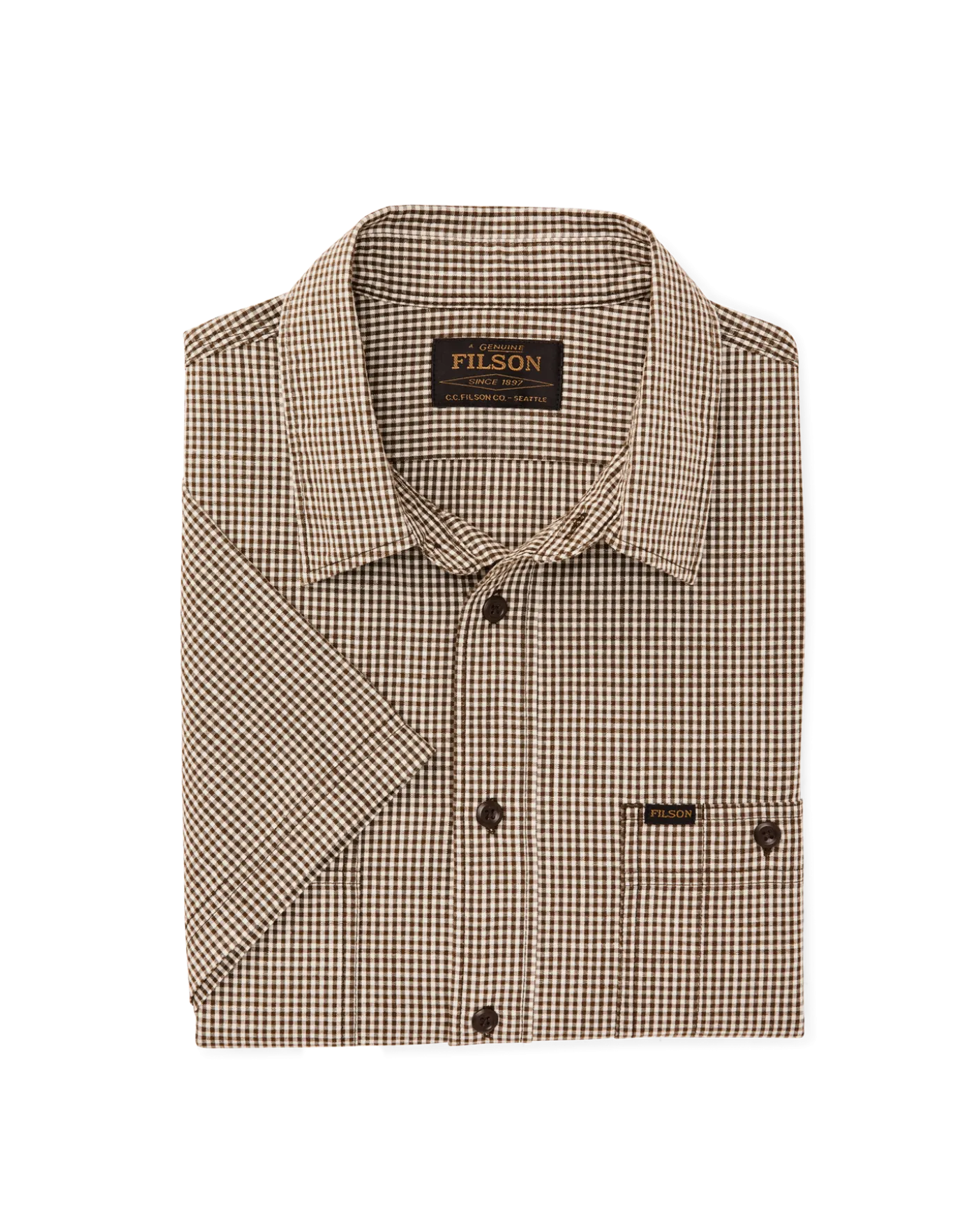 Short Sleeve Chambray Shirt