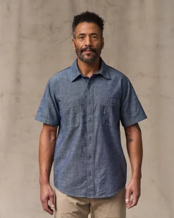 Short Sleeve Chambray Shirt