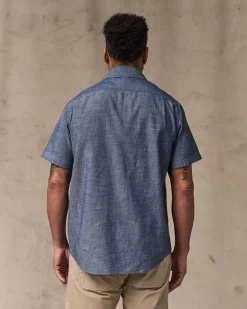 Short Sleeve Chambray Shirt