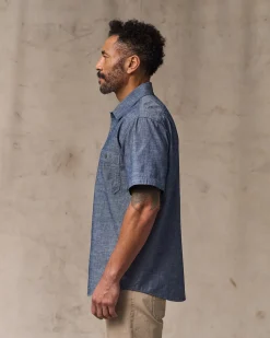 Short Sleeve Chambray Shirt