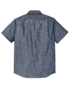 Short Sleeve Chambray Shirt