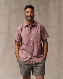 Short Sleeve Chambray Shirt
