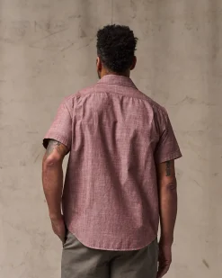 Short Sleeve Chambray Shirt