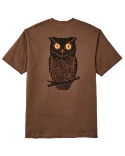Short Sleeve Hoot Graphic T-Shirt
