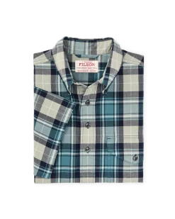 Short Sleeve Madras Popover Shirt
