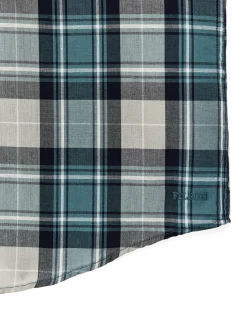 Short Sleeve Madras Popover Shirt