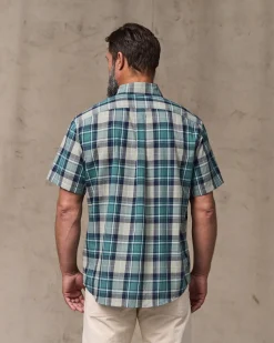Short Sleeve Madras Popover Shirt