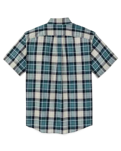 Short Sleeve Madras Popover Shirt
