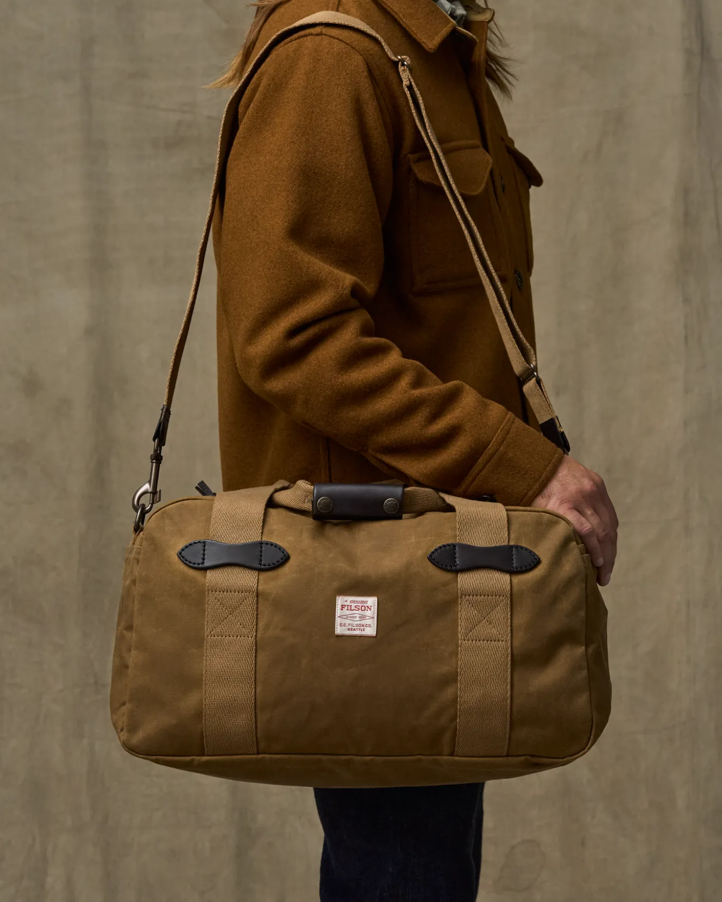 Small Tin Cloth Duffle Bag