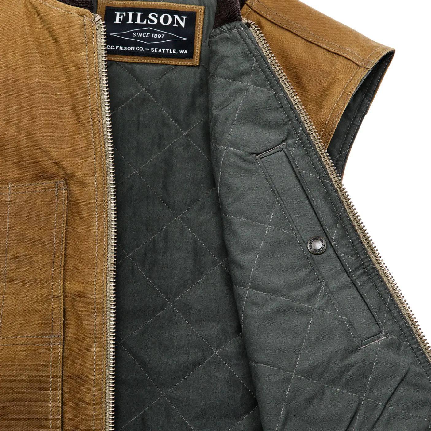 Tin Cloth Insulated Work Vest
