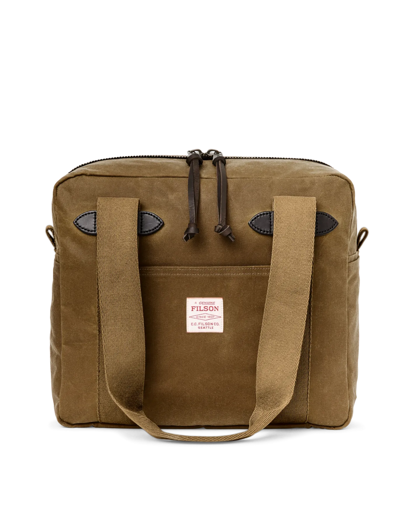 Tin Cloth Zipper Tote Bag